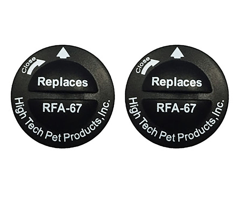 High Tech Replacement Battery for Petsafe Bark Collar Model RFA-67 2-Pack