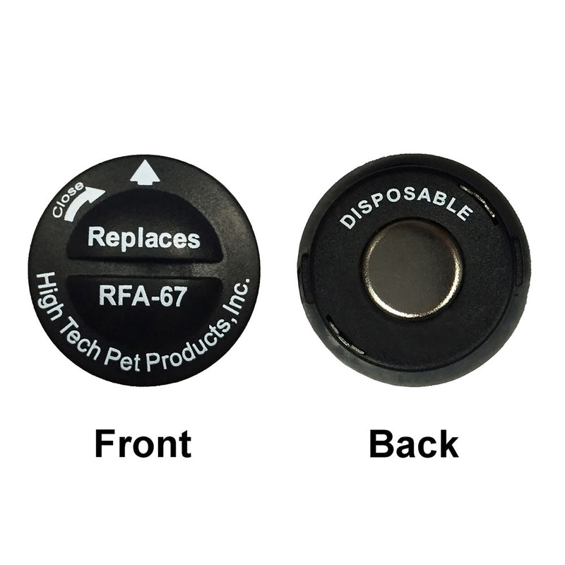 High Tech Replacement Battery for Petsafe Bark Collar Model RFA-67 2-Pack