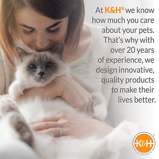 K&H Pet Products Extreme-Weather Heated Petite Kitty Cat Bed Pad