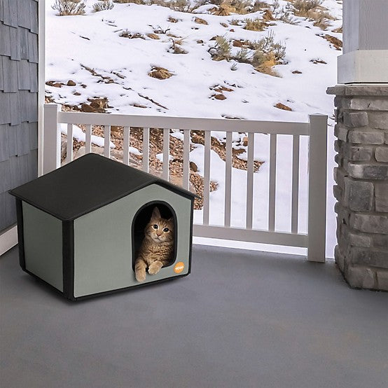 K&H Pet Products Outdoor Heated Nylon Cat House