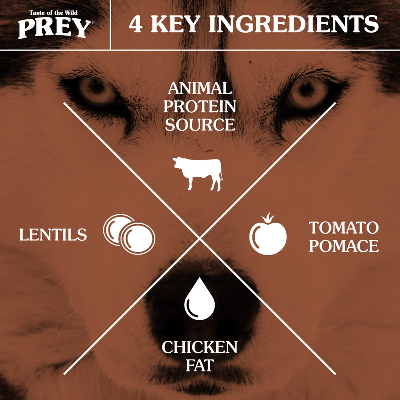 Taste of the Wild PREY Angus Beef Recipe Dry Dog Food