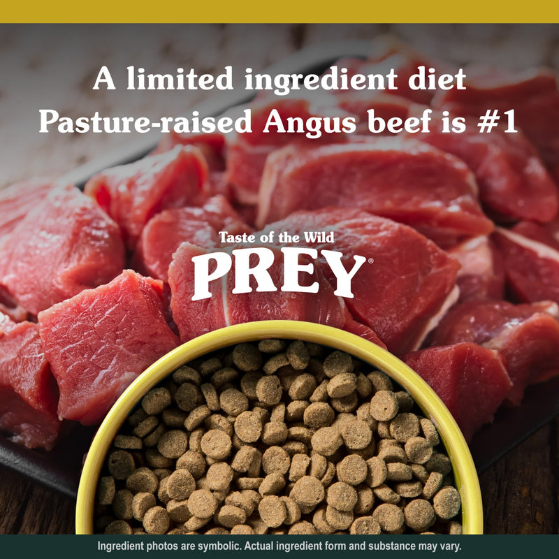 Taste Of The Wild Grain-Free Recipe Prey Limited Ingredient Angus Beef Dry Cat Food