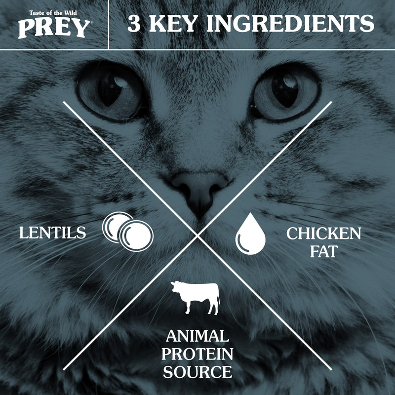 Taste Of The Wild Grain-Free Recipe Prey Limited Ingredient Angus Beef Dry Cat Food
