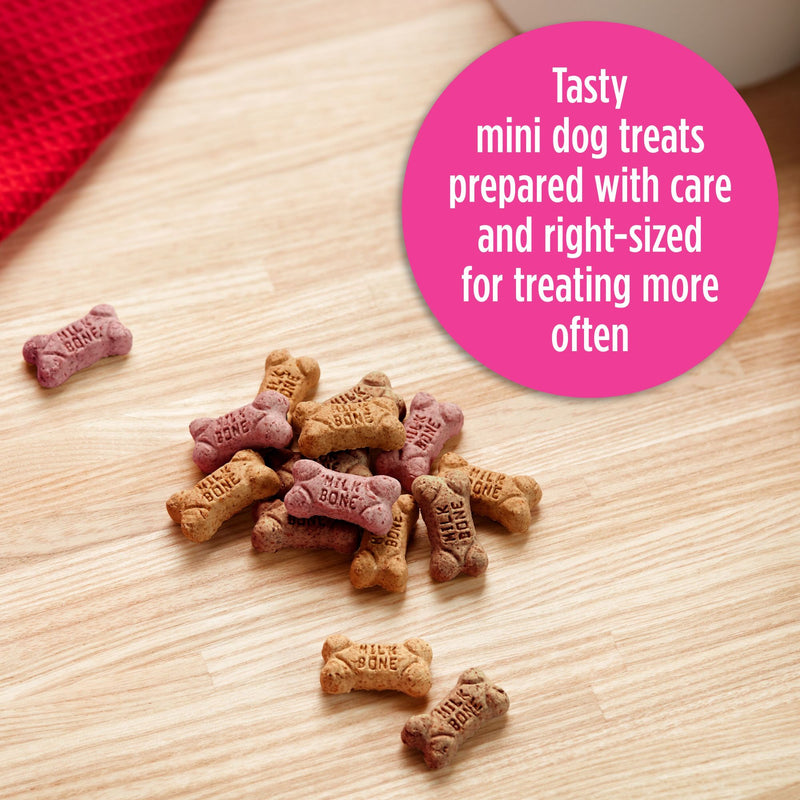 Milk-Bone Flavor Snacks Mini Dog Biscuits, Flavored Crunchy Dog Treats