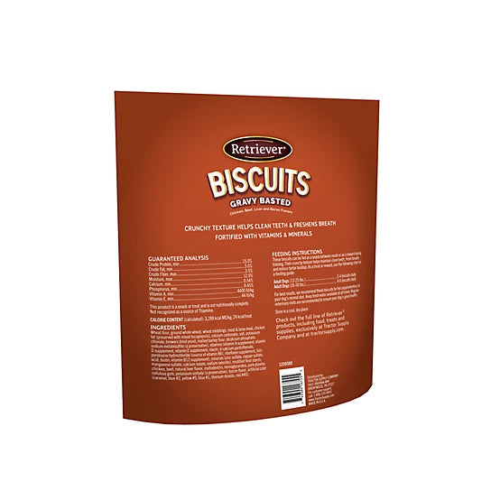Retriever Gravy-Basted Flavor Dog Biscuit Treats, 4 lb.
