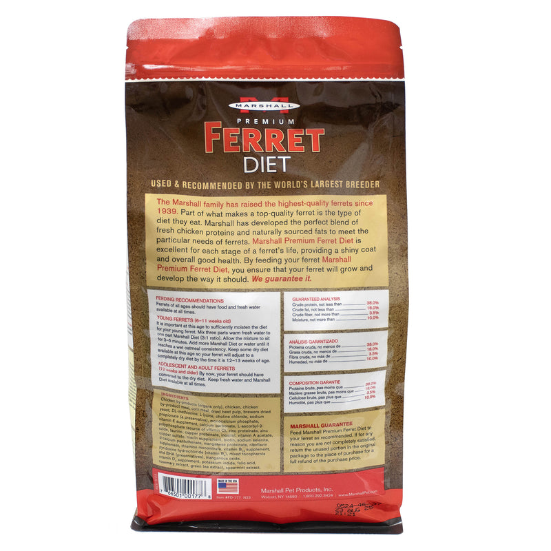 Marshall Premium Ferret Diet, 4 lb bag Dry