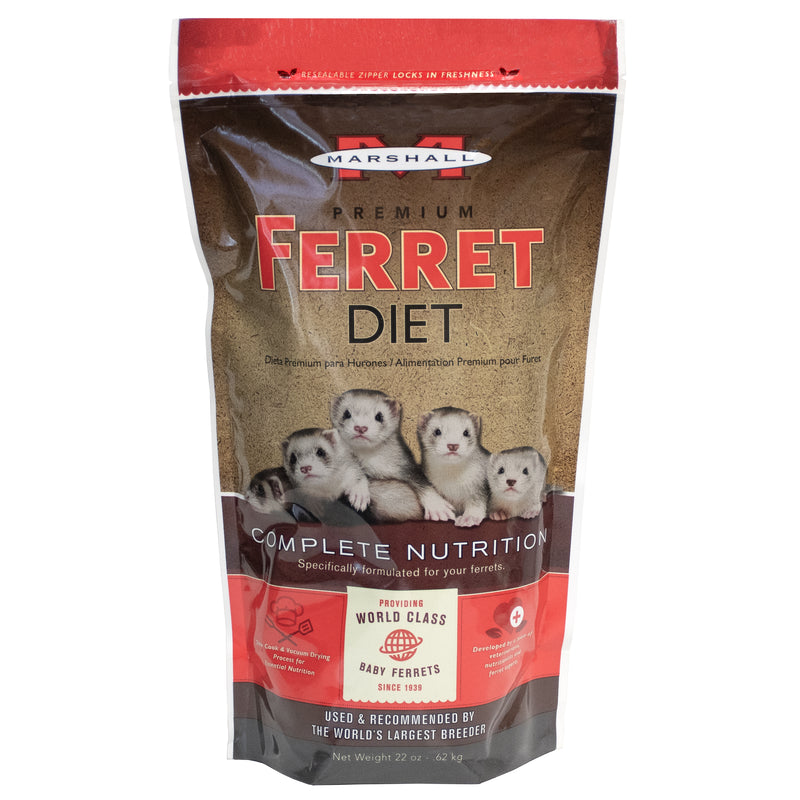 Marshall Premium Ferret Diet, 22 oz bag Dry