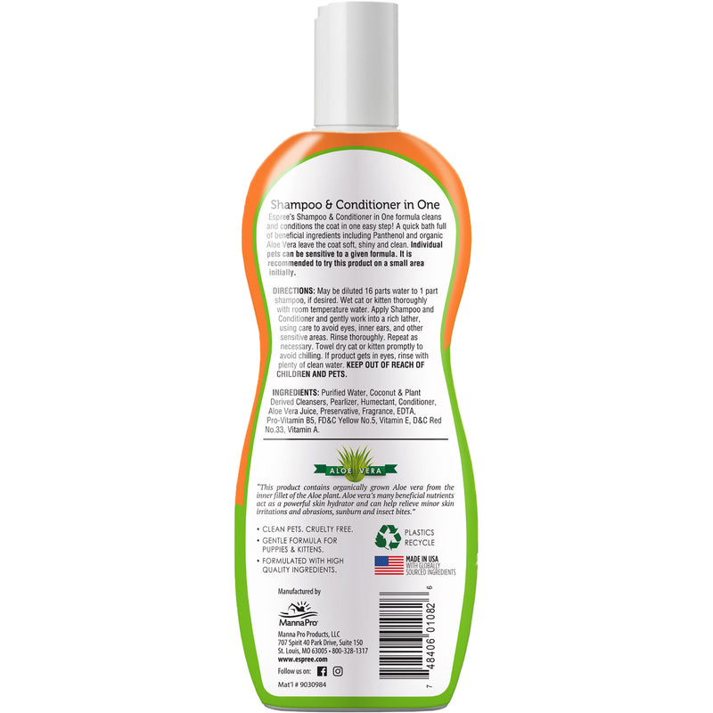 Espree Cat Shampoo & Conditioner In One 12 Ounce Petsense
