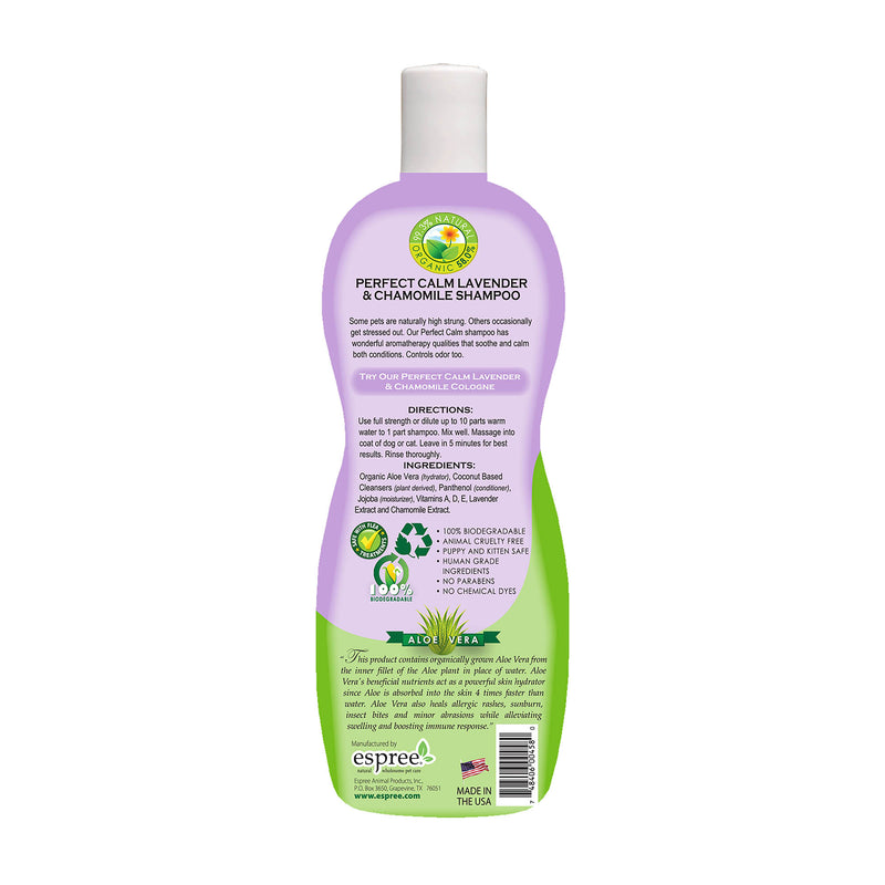 Espree Perfect Calm Lavender & Chamomile Shampoo For Dogs & Cats 20 Ounce