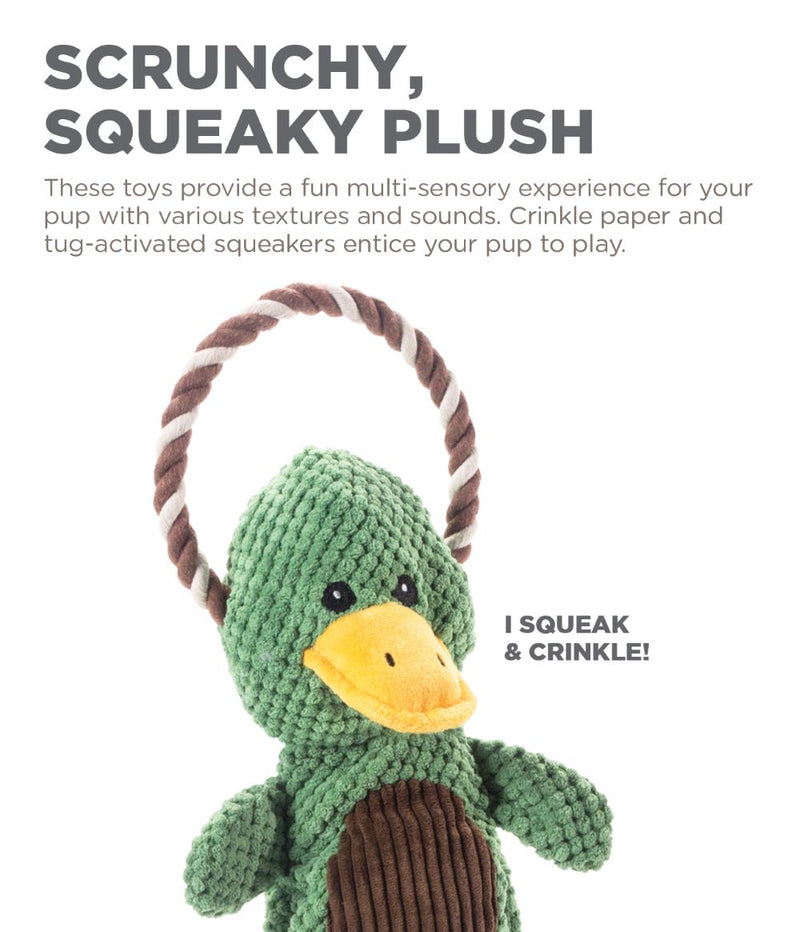 Charming Pet Scrunch Bunch Duck Dog Toy