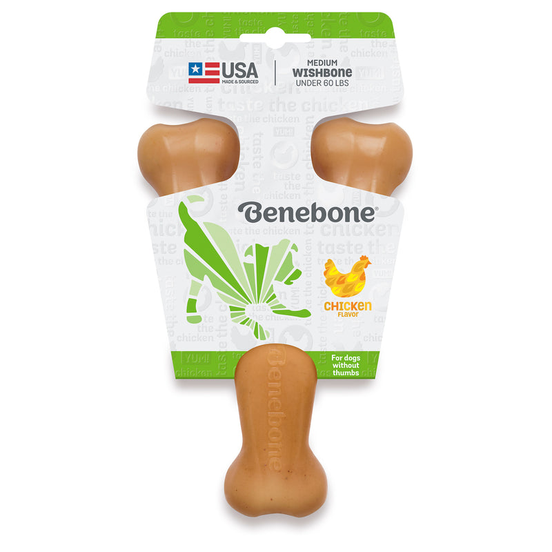 Benebone Wishbone Durable Dog Chew Toy, Real Chicken MediumBenebone Wishbone Durable Dog Chew Toy, Real Chicken