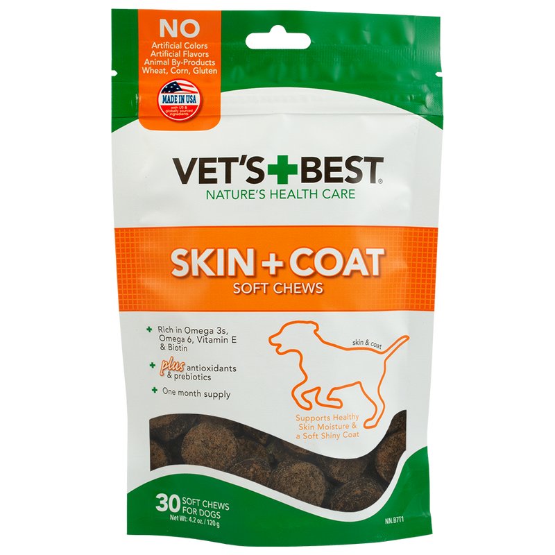 Vet's Best Skin & Coat Soft Chews 30ct