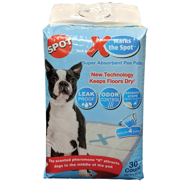 Ethical Products SPOT X Marks The Spot Puppy Pads 30 Pack 22"X22"