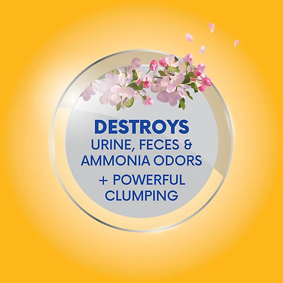 Paws & Claws 4-in-1 Action Fresh Floral Scented Clumping Clay Cat Litter