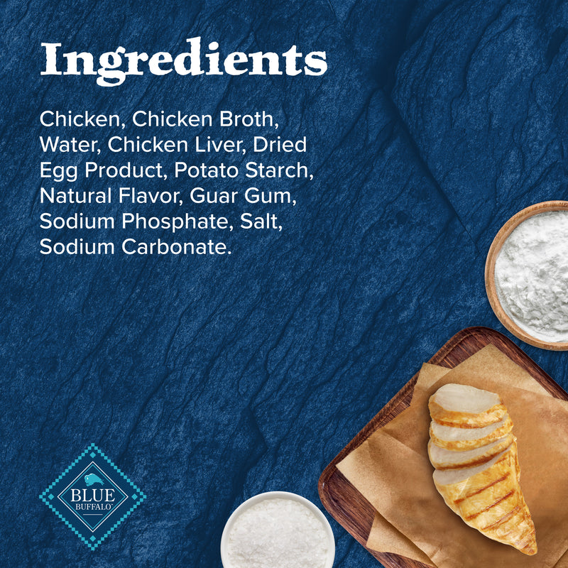 Blue Buffalo Wilderness Trail Toppers Wild Cuts Natural High-Protein Dog Wet Food, Chicken Bites in Hearty Gravy, 3-oz Pouch