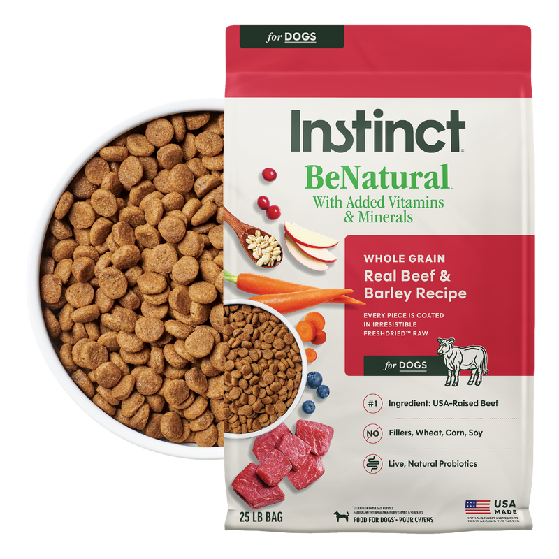 Instinct Be Natural Beef & Barley Recipe Dry Dog Food