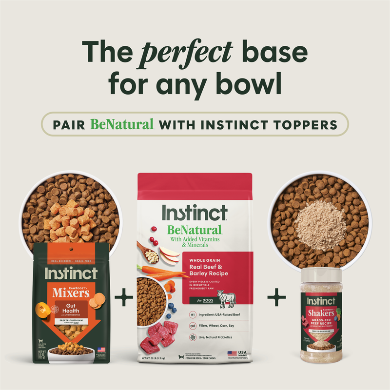 Instinct Be Natural Beef & Barley Recipe Dry Dog Food