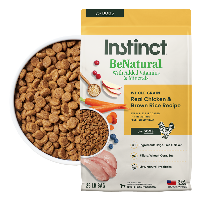 Instinct Be Natural Chicken & Brown Rice Recipe Dry Dog Food