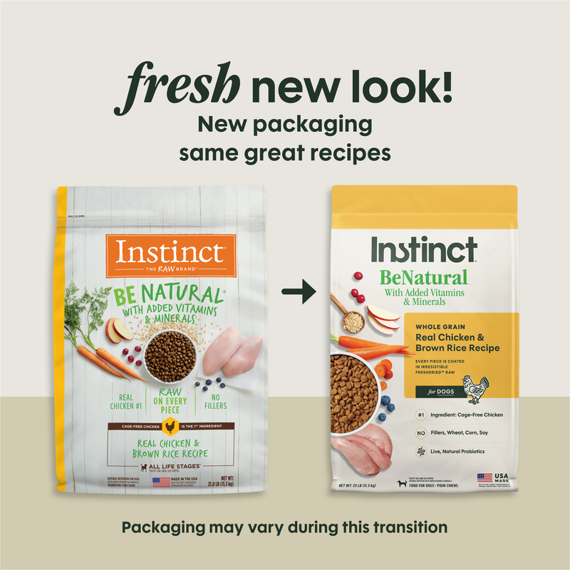 Instinct Be Natural Chicken & Brown Rice Recipe Dry Dog Food