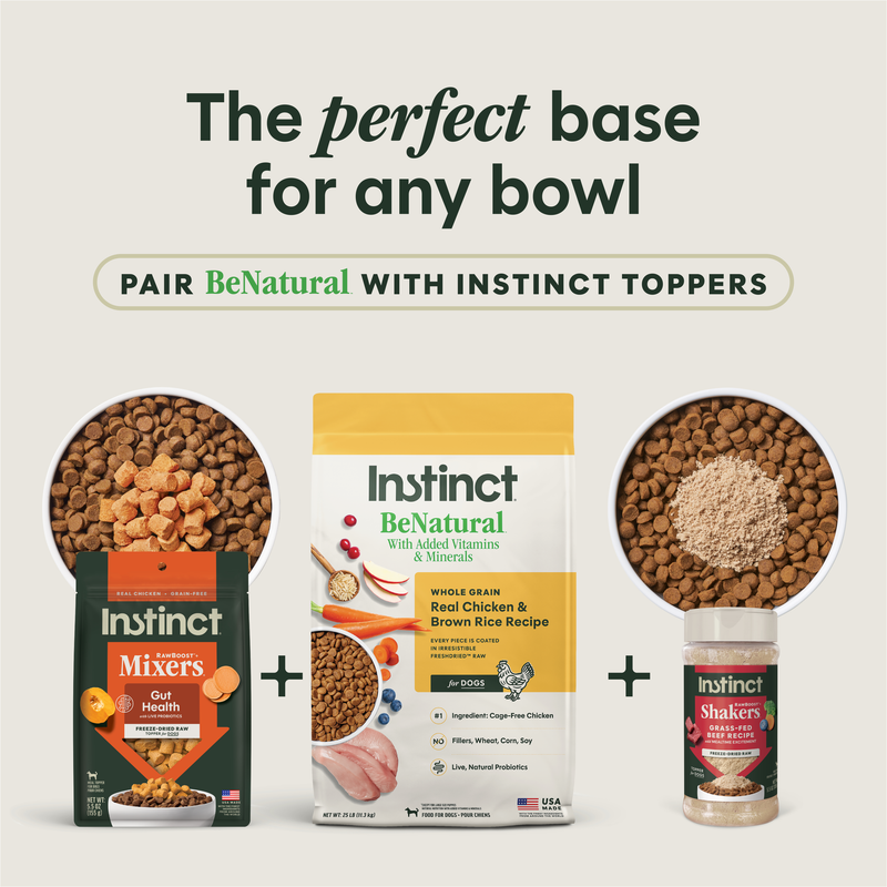 Instinct Be Natural Chicken & Brown Rice Recipe Dry Dog Food