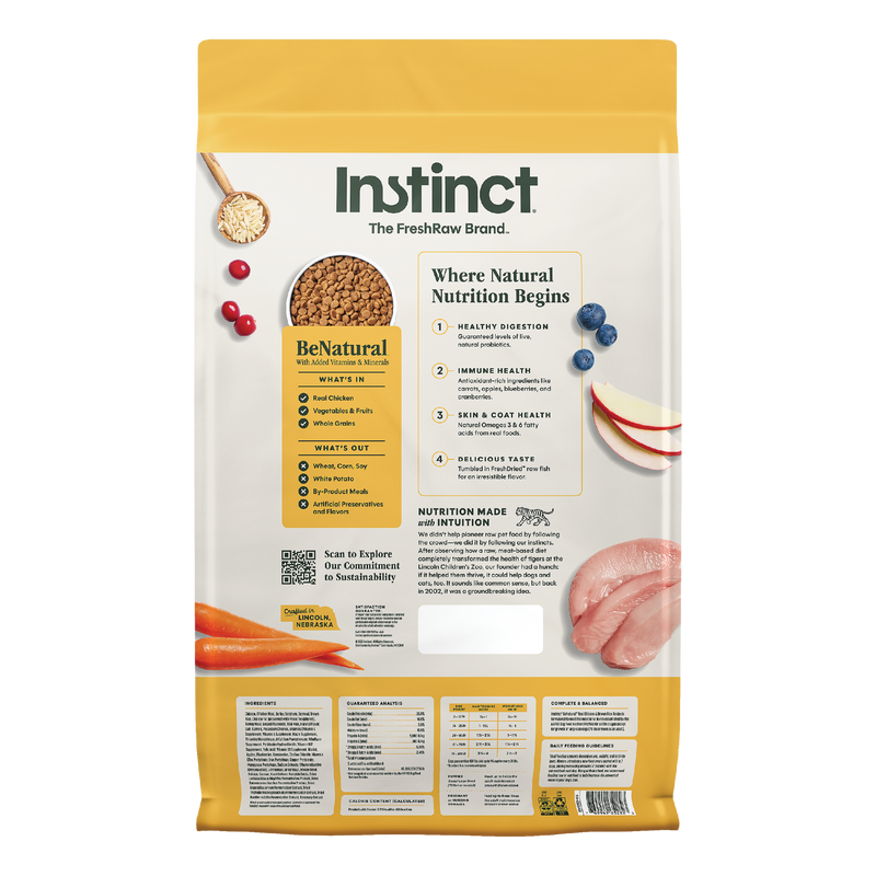 Instinct Be Natural Chicken & Brown Rice Recipe Dry Dog Food