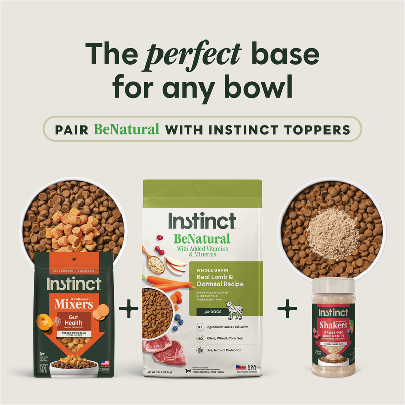 Instinct Be Natural Lamb & Oatmeal Recipe Dry Dog Food