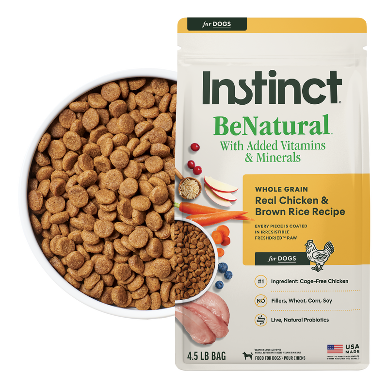 Instinct Be Natural Chicken & Brown Rice Recipe Dry Dog Food