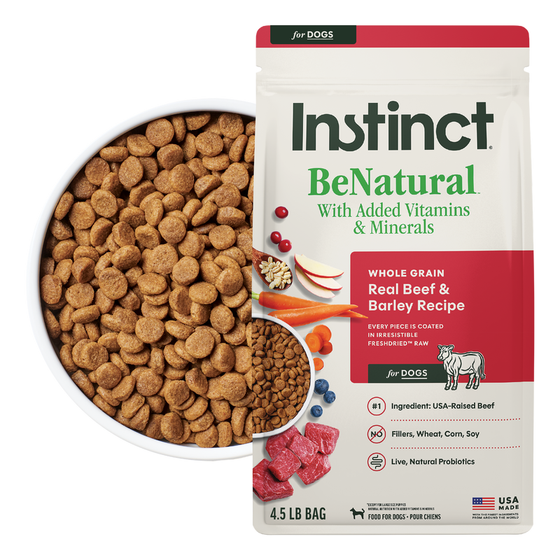 Instinct Be Natural Beef & Barley Recipe Dry Dog Food