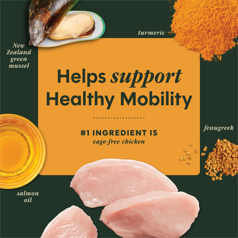 Instinct Grain Free Freeze Dried Raw Boost Mixers Mobility Support Recipe Dog Food Topper
