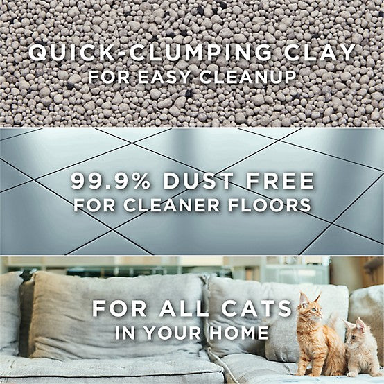 Purina Tidy Cats Free and Clean Unscented Clumping Clay Cat Litter, Multi-Cat
