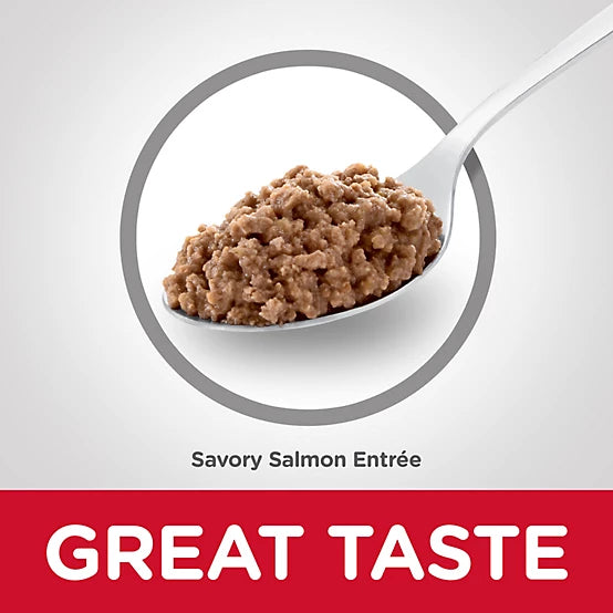 Hill's Science Diet Adult Savory Minced Salmon Entree Wet Cat Food, 5.5 oz