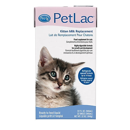 PetAg's PETLAC 32oz Milk Replace Liquid