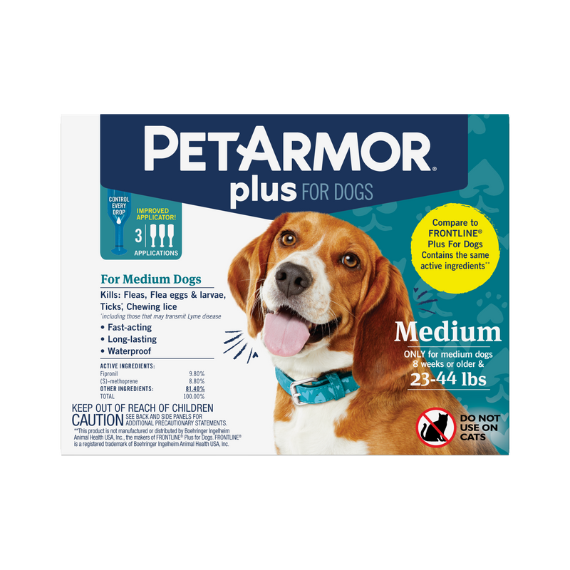 PetArmor Plus Flea & Tick Topical Dog 23-44LB 3CT