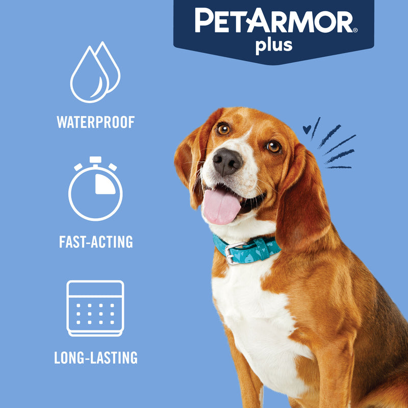 PetArmor Plus Flea & Tick Topical Dog 23-44LB 3CT