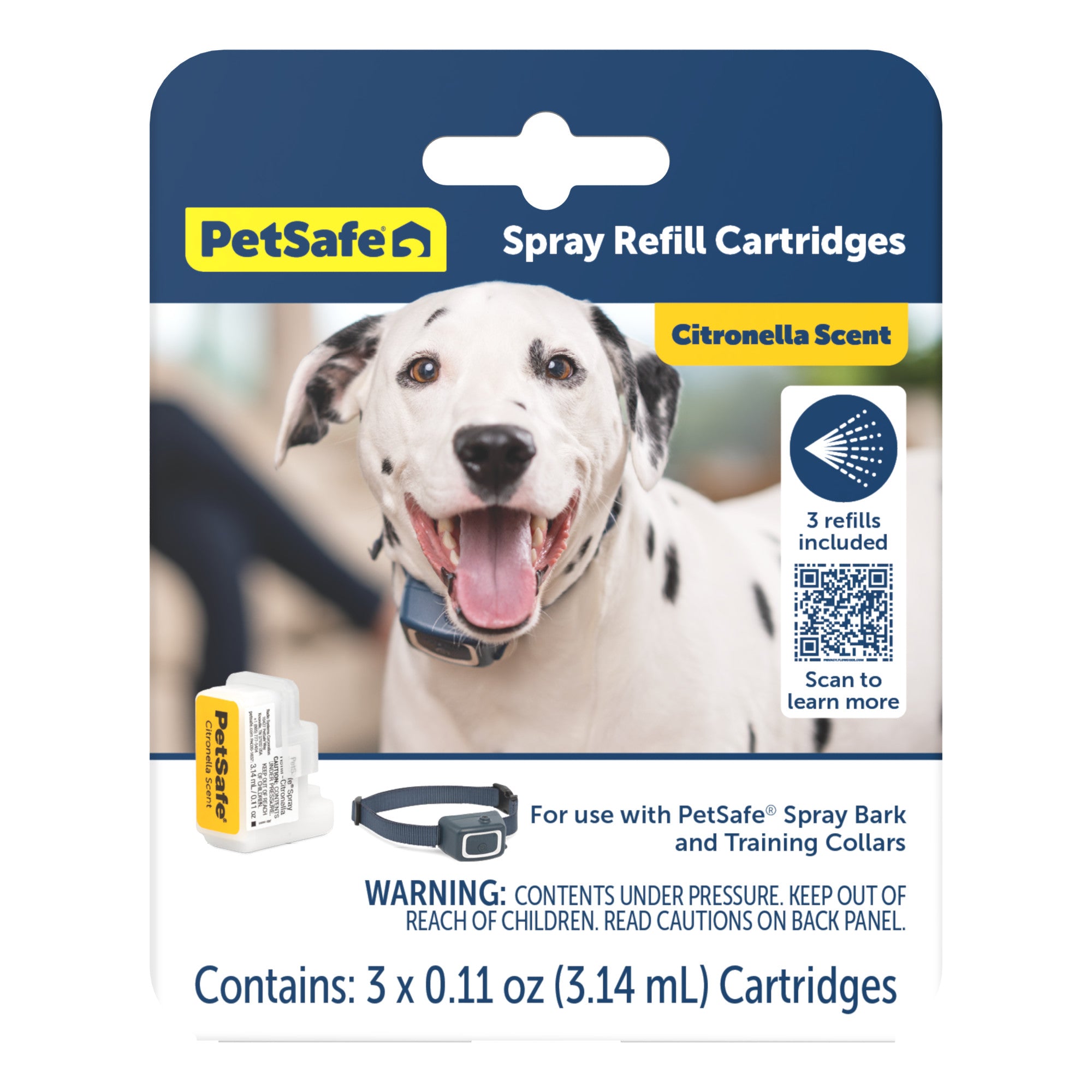 PetSafe Spray Refill Cartridge Citronella 3 Pack Petsense petsafe-spray-refill-cartridge-citronella-3-pack-petsense