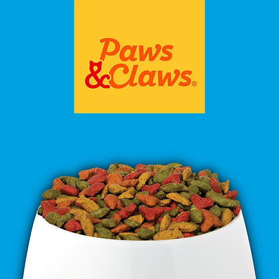Paws & Claws Adult Indoor/Outdoor Seafood Mix Recipe Dry Cat Food, 16lb