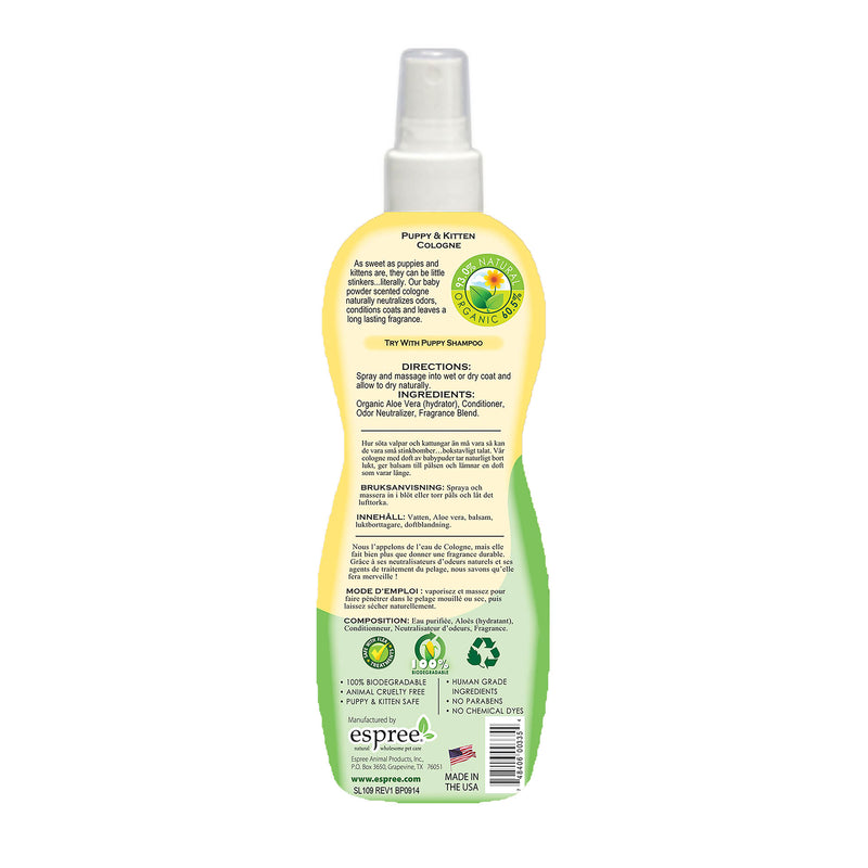 Espree Puppy & Kitten Baby Powder Cologne 4 Ounce