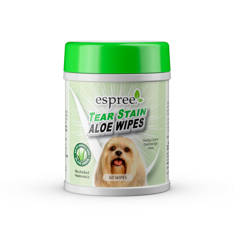 Espree Aloe Tear Stain Wipes For Dogs 60 Count