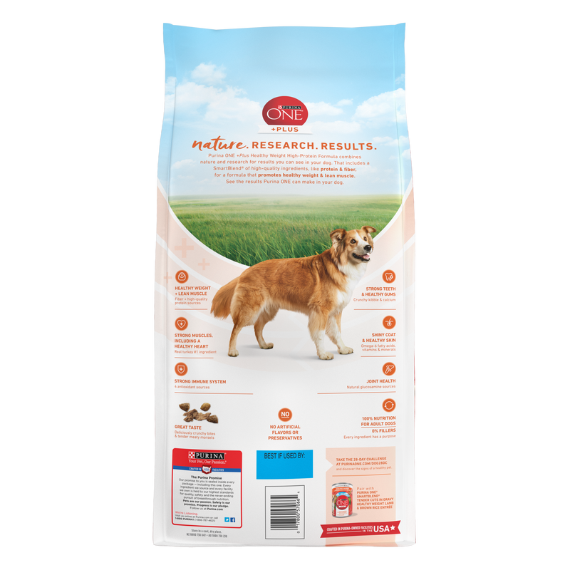 Purina ONE Plus Healthy Weight High-Protein Dog Food Dry Formula
