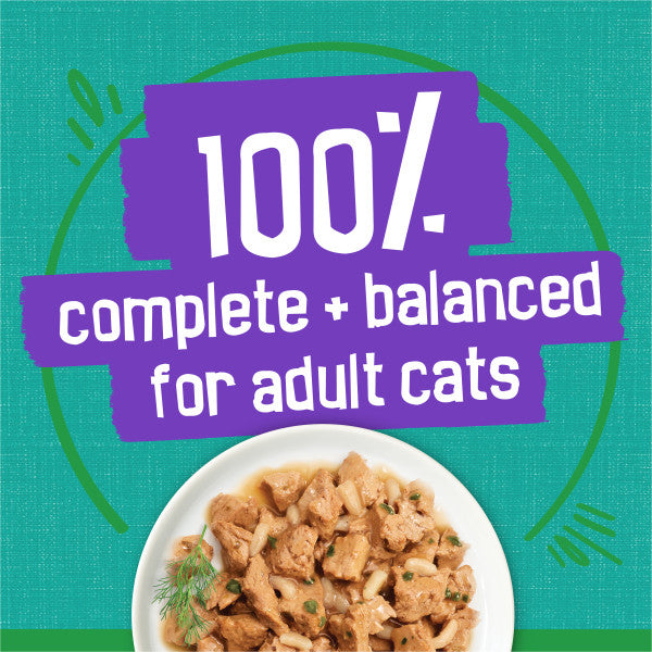 Purina Friskies Indoor Cat Food Meaty Bits Saucy Seafood Bake With Garden Greens in Sauce  - 5.5 oz. Can