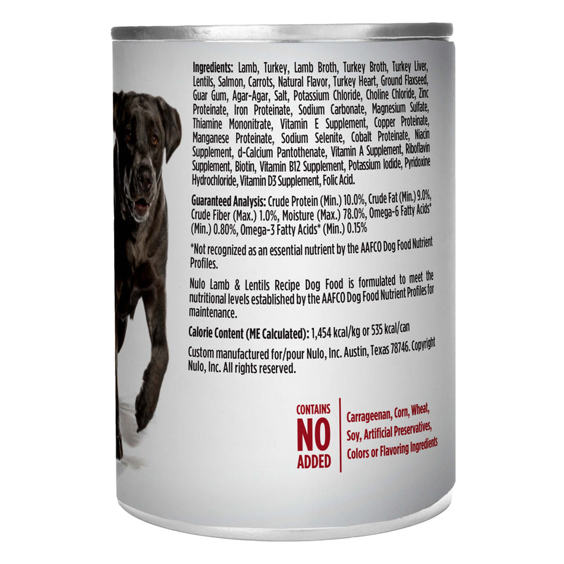 Nulo FreeStyle Lamb & Lentils Pate Wet Dog Food