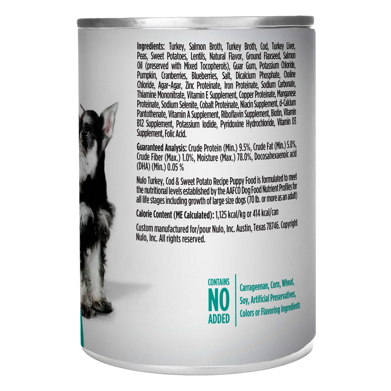 Nulo FreeStyle Puppy Turkey, Cod, & Sweet Potato Pate Wet Dog Food
