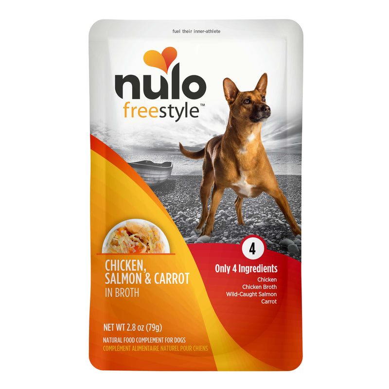 Nulo FreeStyle Chicken, Salmon, & Carrot Meaty Topper for Dogs