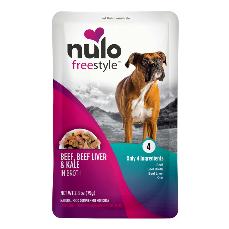 Nulo FreeStyle Beef, Beef Liver, & Kale Meaty Topper for Dogs
