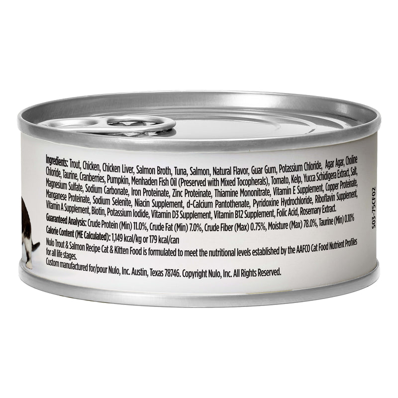 Nulo Paté Trout & Salmon Recipe Wet Cat Food