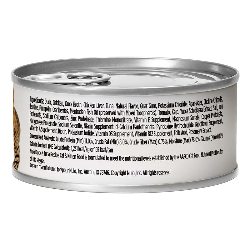Nulo Paté Duck & Tuna Recipe Wet Cat Food
