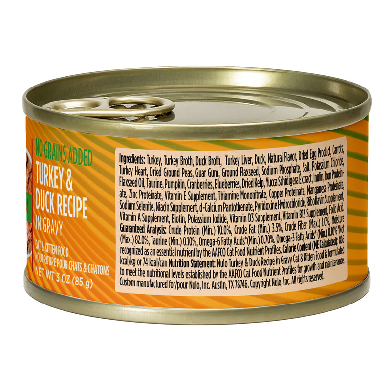 Nulo Minced Turkey & Duck Recipe Wet Cat Food
