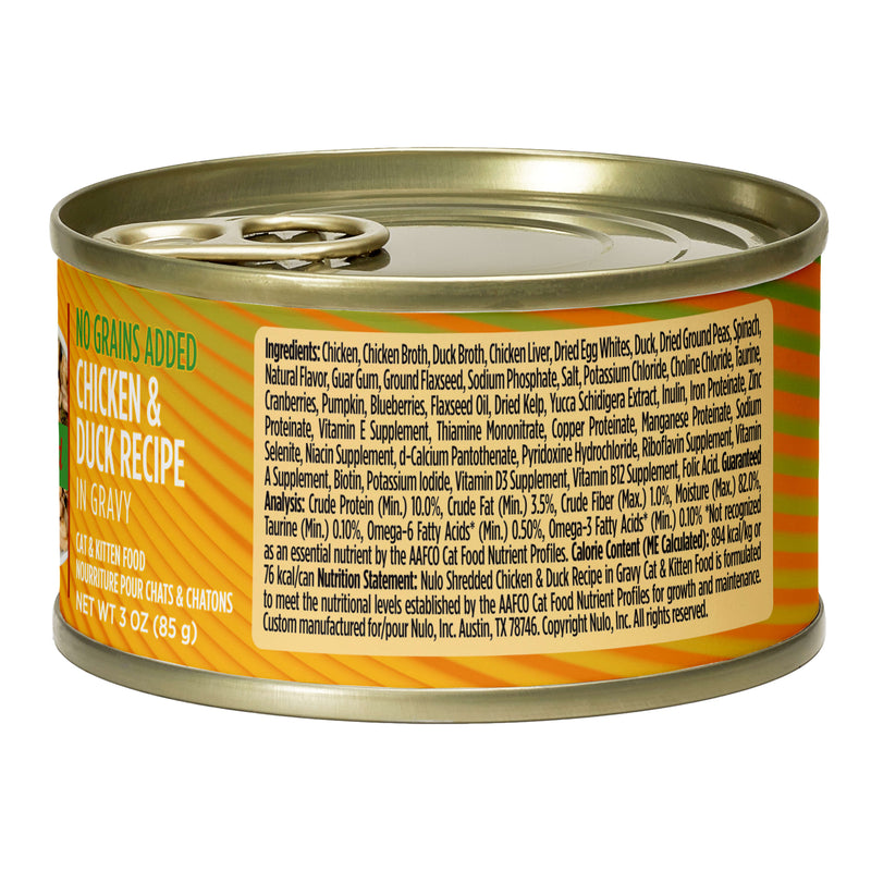 Nulo Shredded Chicken & Duck Recipe Wet Cat Food