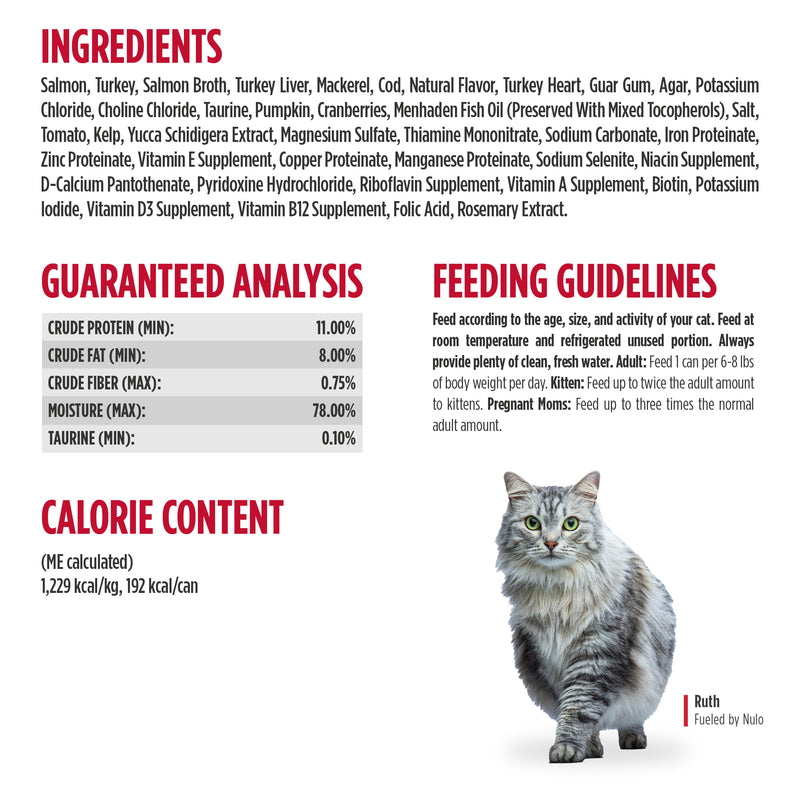 Nulo Paté Salmon & Mackerel Recipe Wet Cat Food