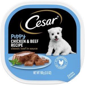 CESAR 3.5OZ PUPPY CHK/BEEF